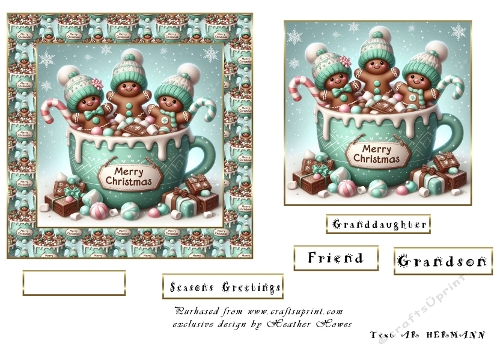 hot chocolate and gingerbread