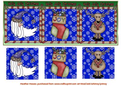 Large Dl Christmas Panels