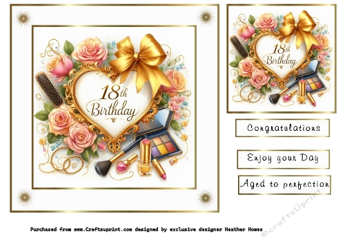 18th heart birthday