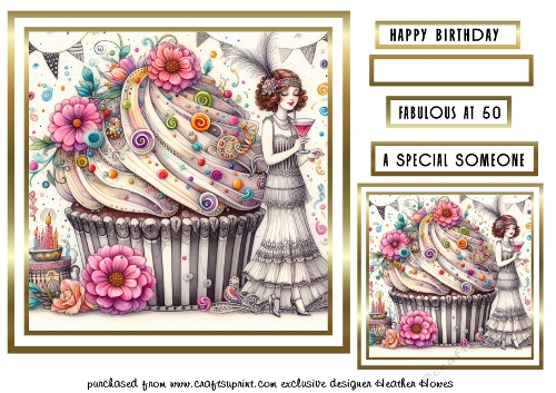 deco cupcake  birthday 5