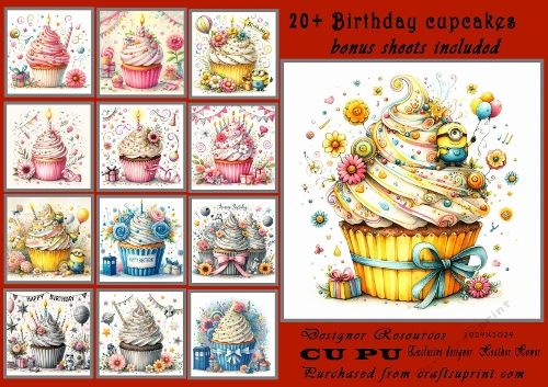 birthday cupcakes