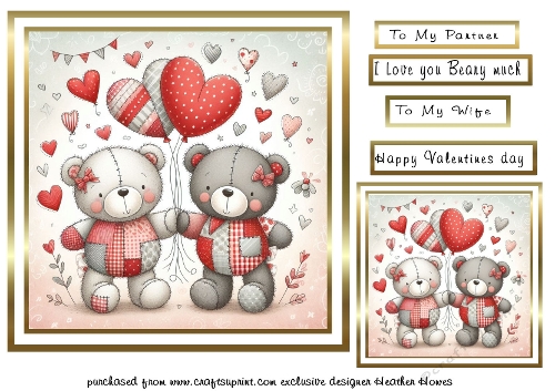 i love you beary much 3