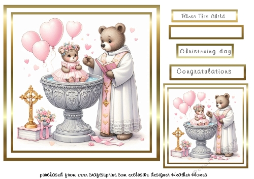 Baby girl christening 1