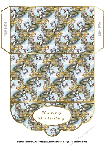  whimsical cats money wallet