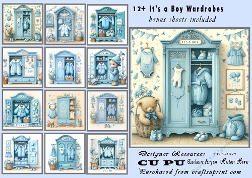 12+its a boy baby wardrobes