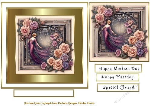 gold framed art deco 2