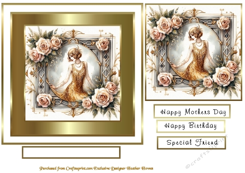 gold framed art deco 10
