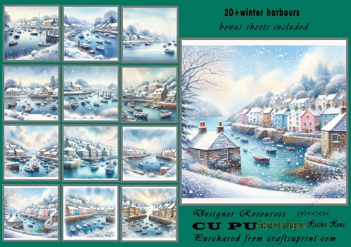 20+ snowy fishing villages