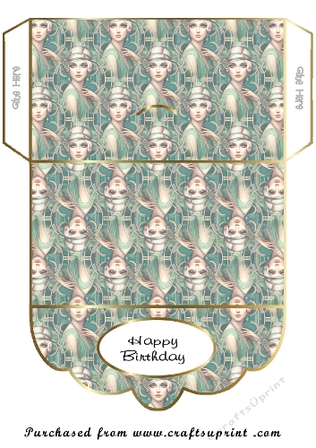 elegant deco money wallet 2