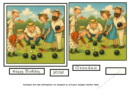 grandma want to play bowls