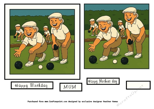 ladies play bowls