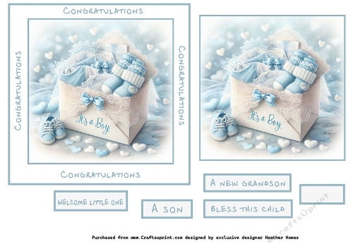 baby boy envelope 3