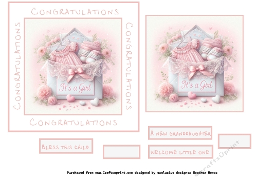 baby girl envelope 1