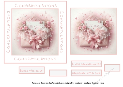 baby girl envelope 2