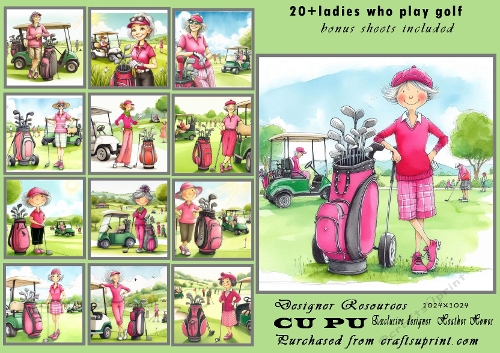 20+ ladies who play golf 
