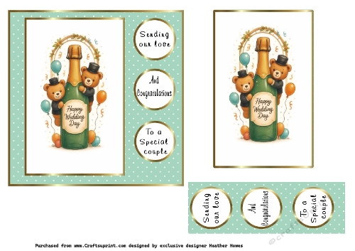 wedding champagne one Male-male