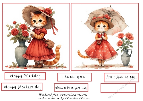 2 to a page cat toppers 3