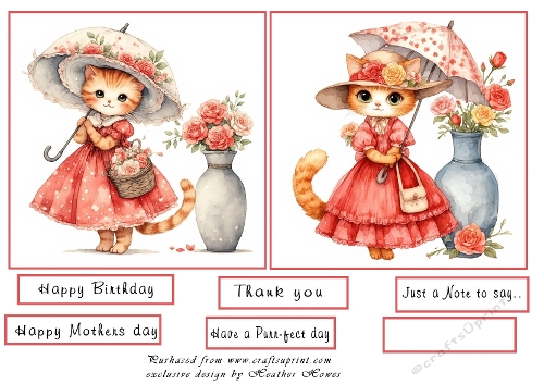 2 to a page cat toppers 4