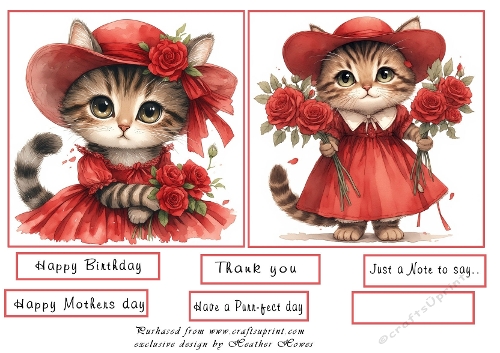 2 to a page cat toppers 5