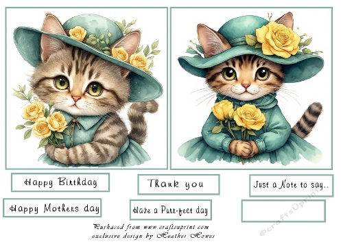 2 to a page cat toppers 6