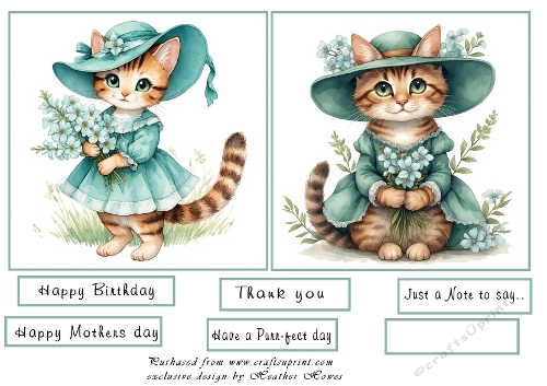 2 to a page cat toppers 7