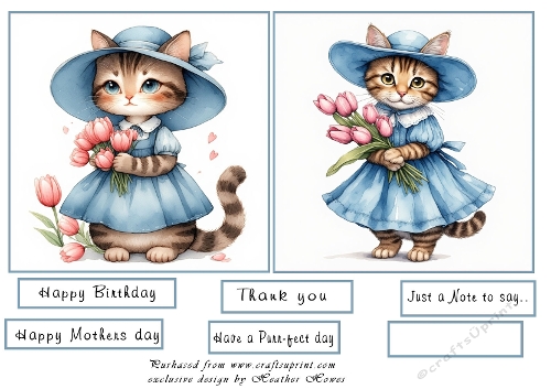 2 to a page cat toppers 9
