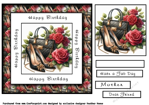 happy birthday shoes black
