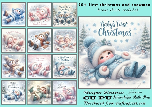 20+ snowmen babys first christmas boy girl