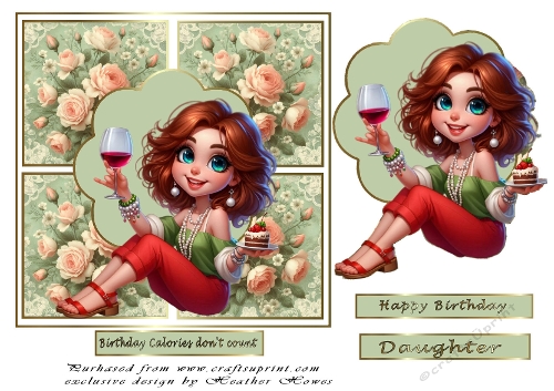 sassy girl wine and cake