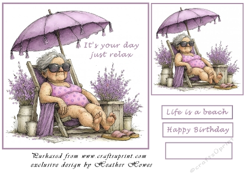life is a beach 1 lady