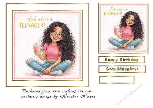 happy birthday teenager? granddaughter