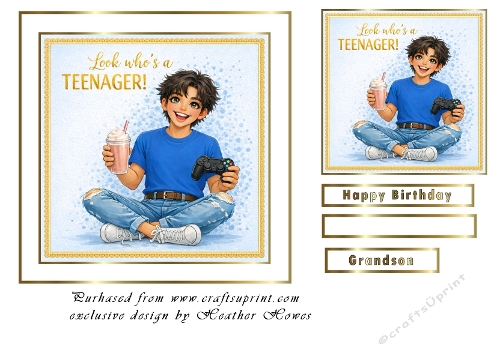 happy birthday teenager? grandson