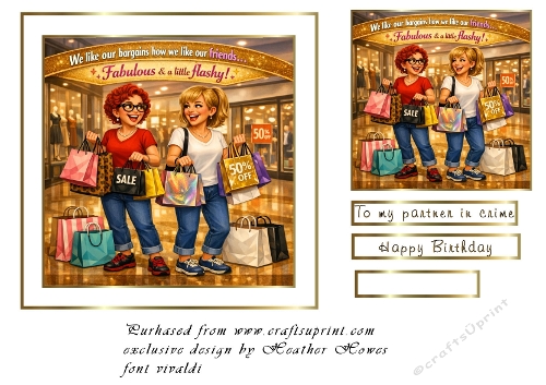 the girls are out to shop