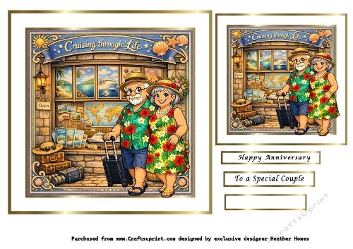 a parade of shops (cruising through life )couple 
