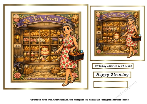 a parade of shops (tasty treats )