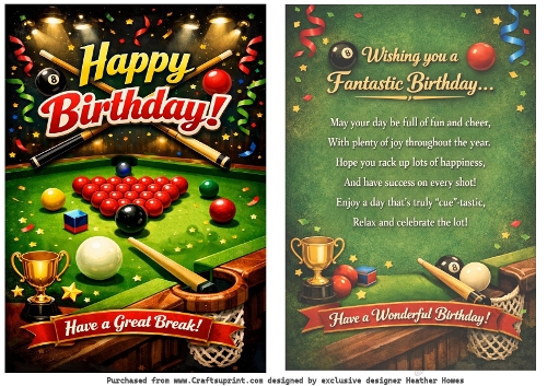 snooker birthday