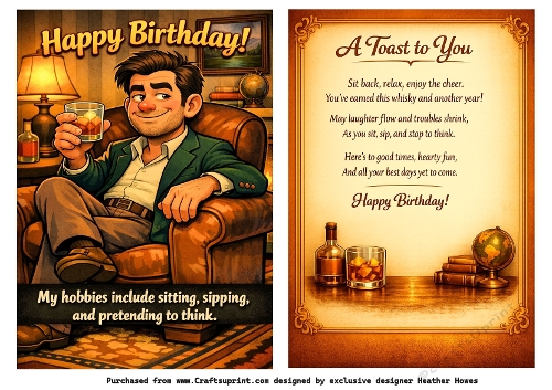 whisky thinking birthday