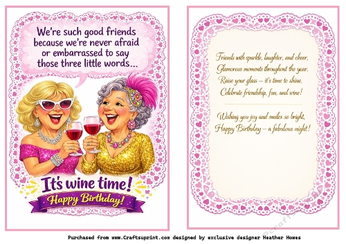 wine time birthday