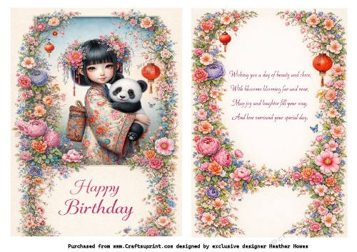 japanese panda birthday