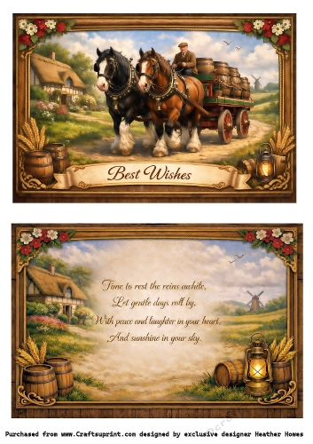 shires and a dray