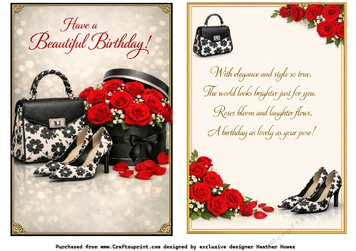 black handbag shoes birthday