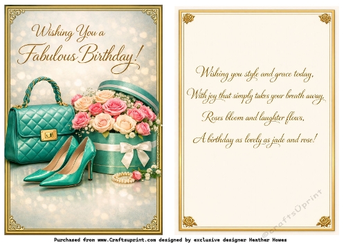 jade handbag shoes birthday