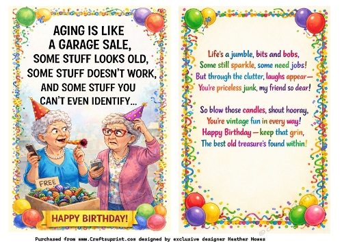 ageing is like a garage sale