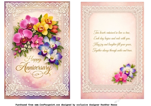 pink orchid anniversary
