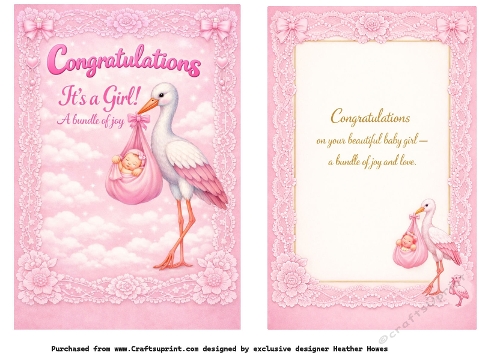 its a girl stork