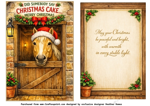horse christmas