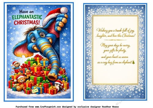 christmas elephant