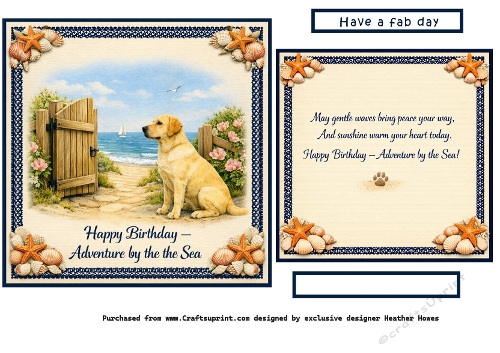 adventures by the sea birthday 