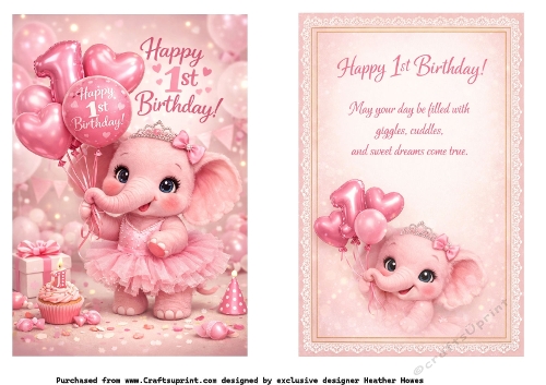 bay girl 1st birthday