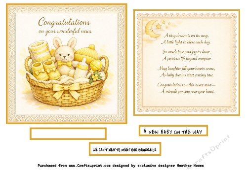 congratulations on your wonderful news (your having a baby)
